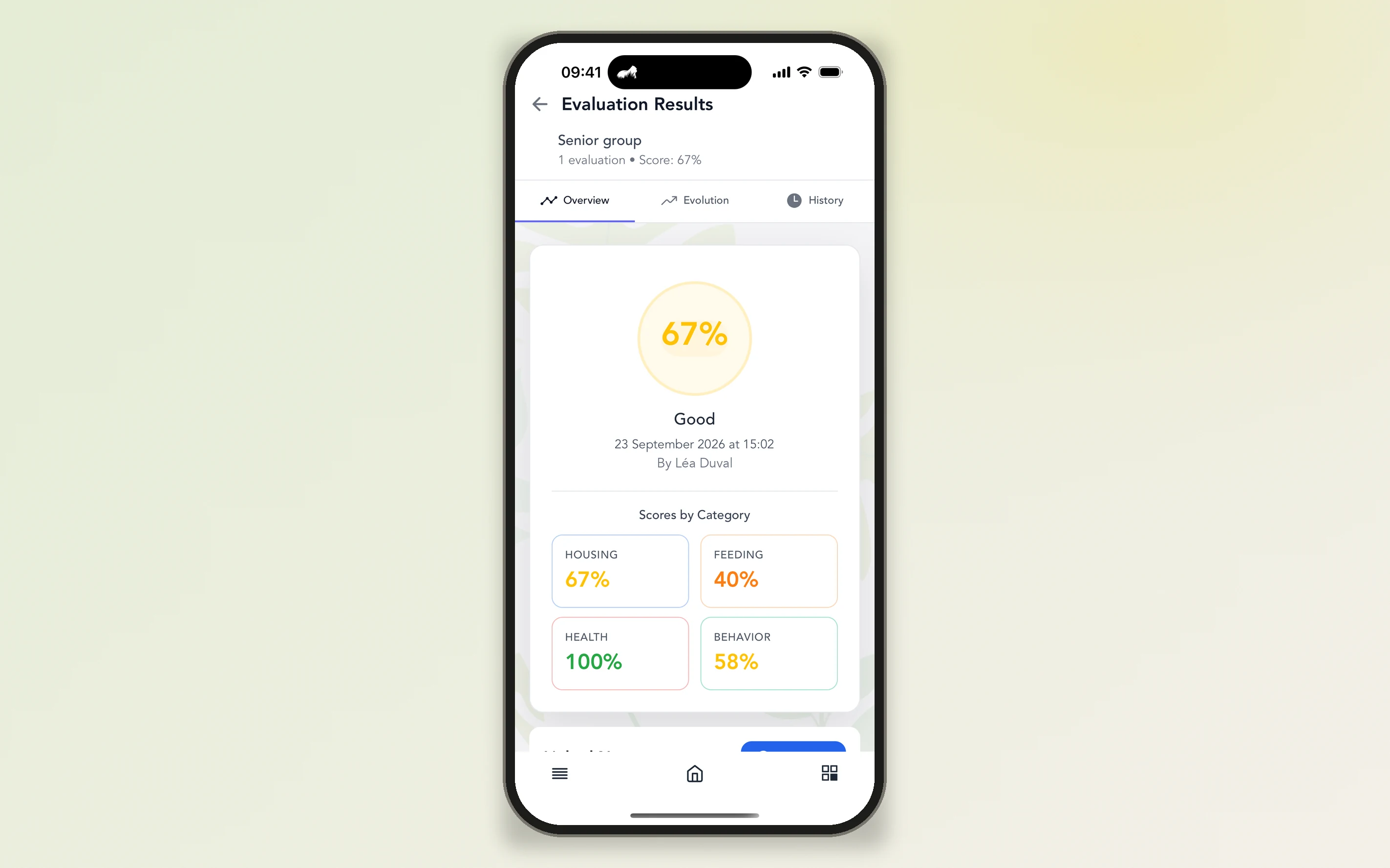 Évaluation rapide — Animal Welfare Monitor