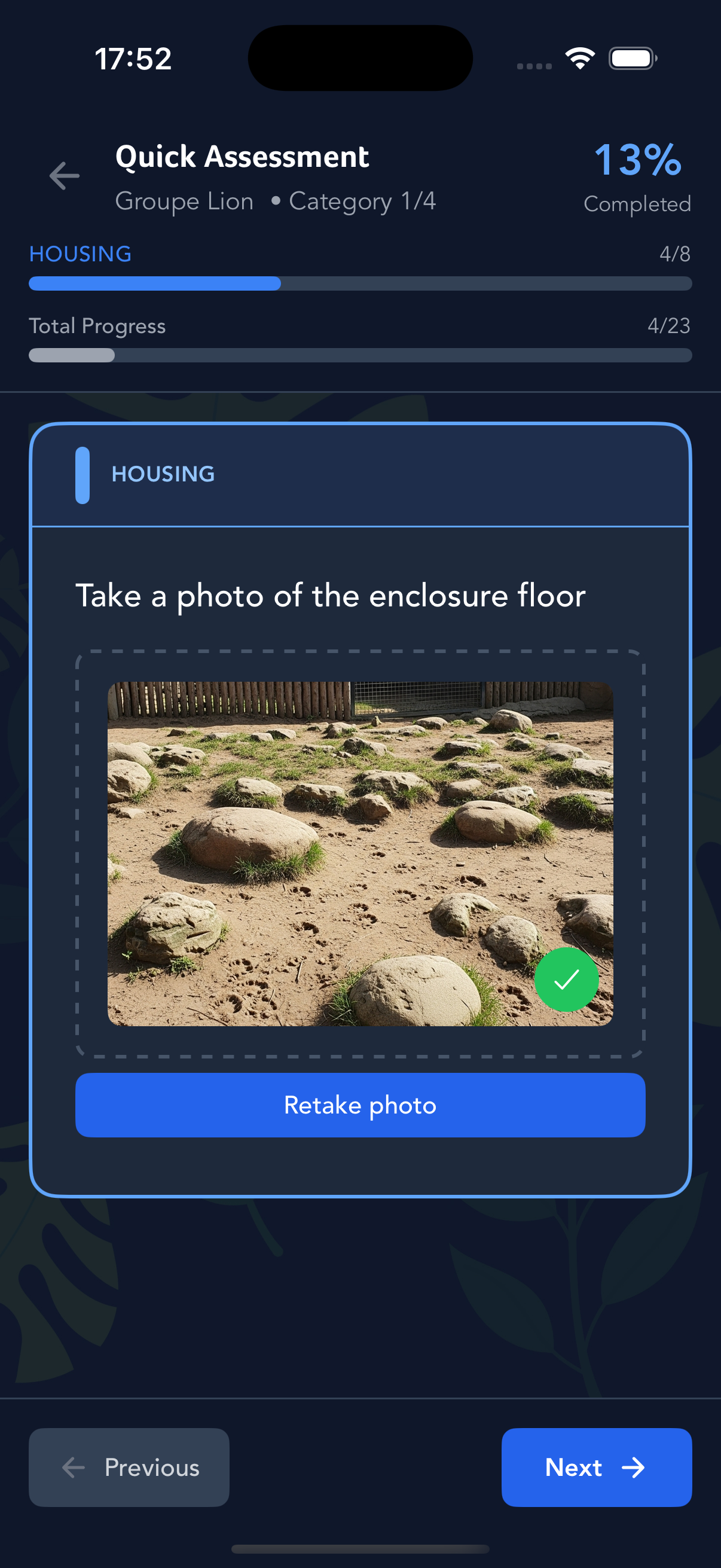 Questionnaire rapide
